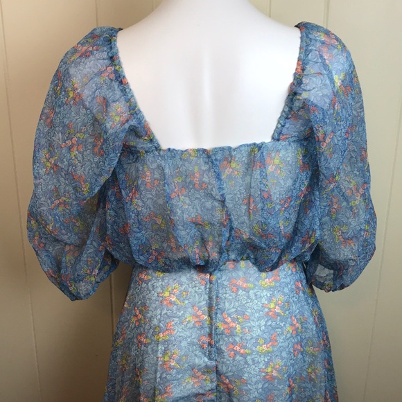 Vintage 60s/70s Prairie Boho Maxi Dress - Picture 5 of 8